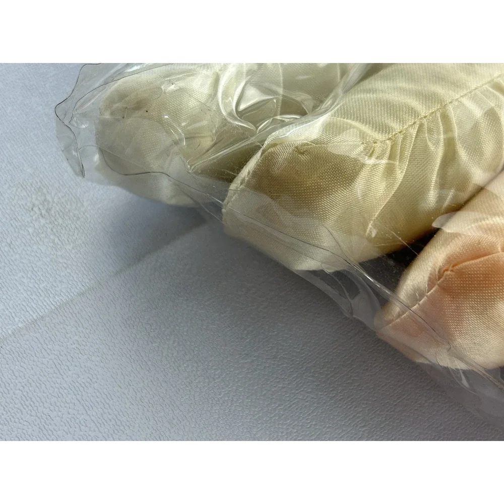 Vintage Satin Padded Hangers Lot of 10 Pastel Colors Sealed Closet Storage